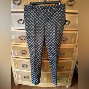 Black and Gray Patterned Pants